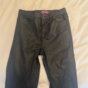 Edikted Black Straight Leg Pants